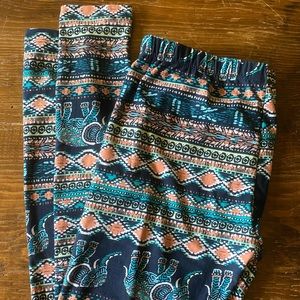 Bohemian Elephant Women's Leggings Size M